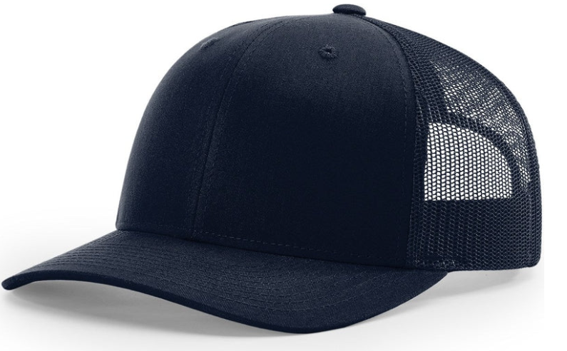 Richardson 112 six pack blank Navy caps single order is for 6 pieces